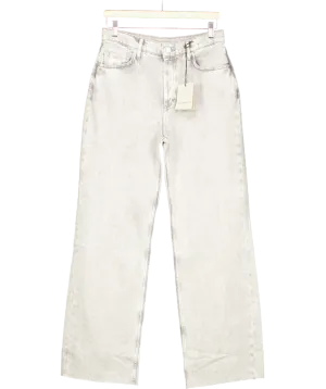 AllSaints Grey Wendel Straight Leg Denim Jeans W27