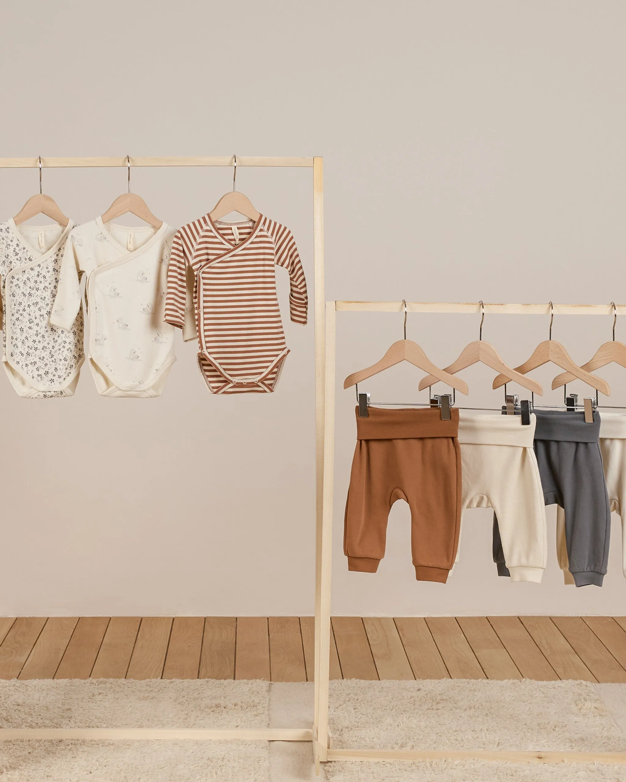 Baby Pant Set || Cinnamon, Natural