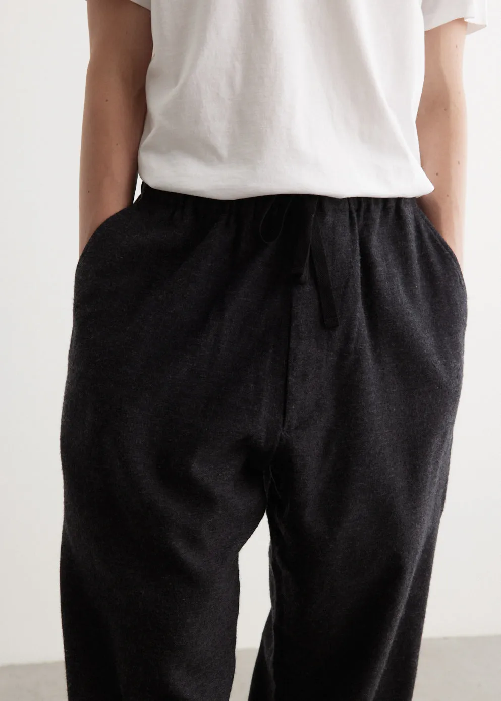 Cashmere-Silk Drawstring Pants