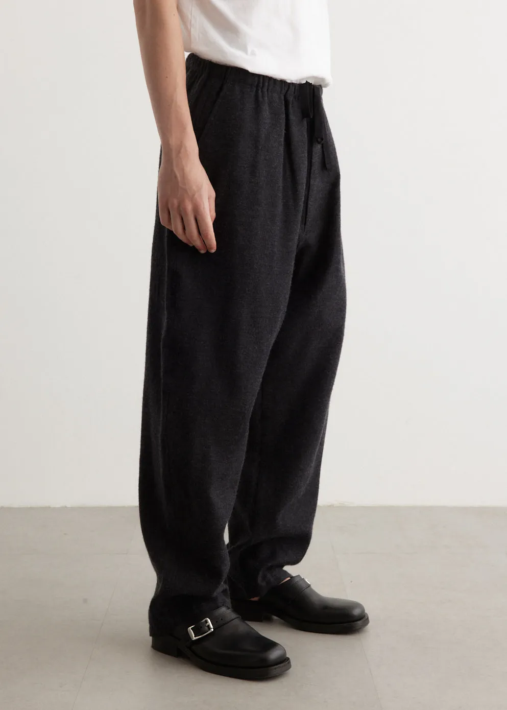 Cashmere-Silk Drawstring Pants