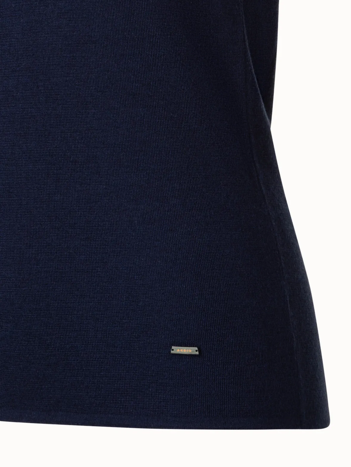 Cashmere Silk Short Sleeve Knit Pullover