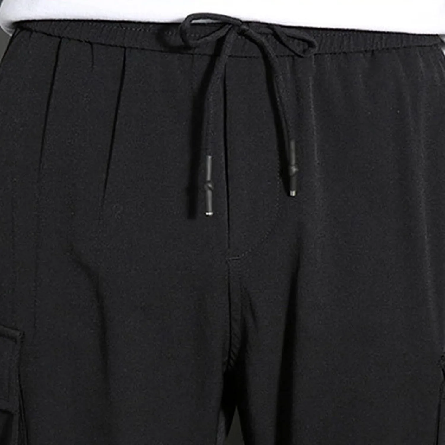 GIERIDUC Men's Faux Leather Pants Mens Pants Casual Relaxed Fit Joggers Black Pleather Pants for Men Mens Jogger Cargo Pants