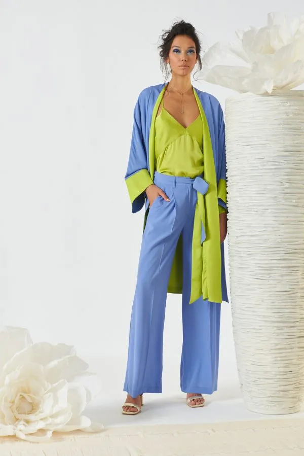 Hanami D'Or Trousers in Blue