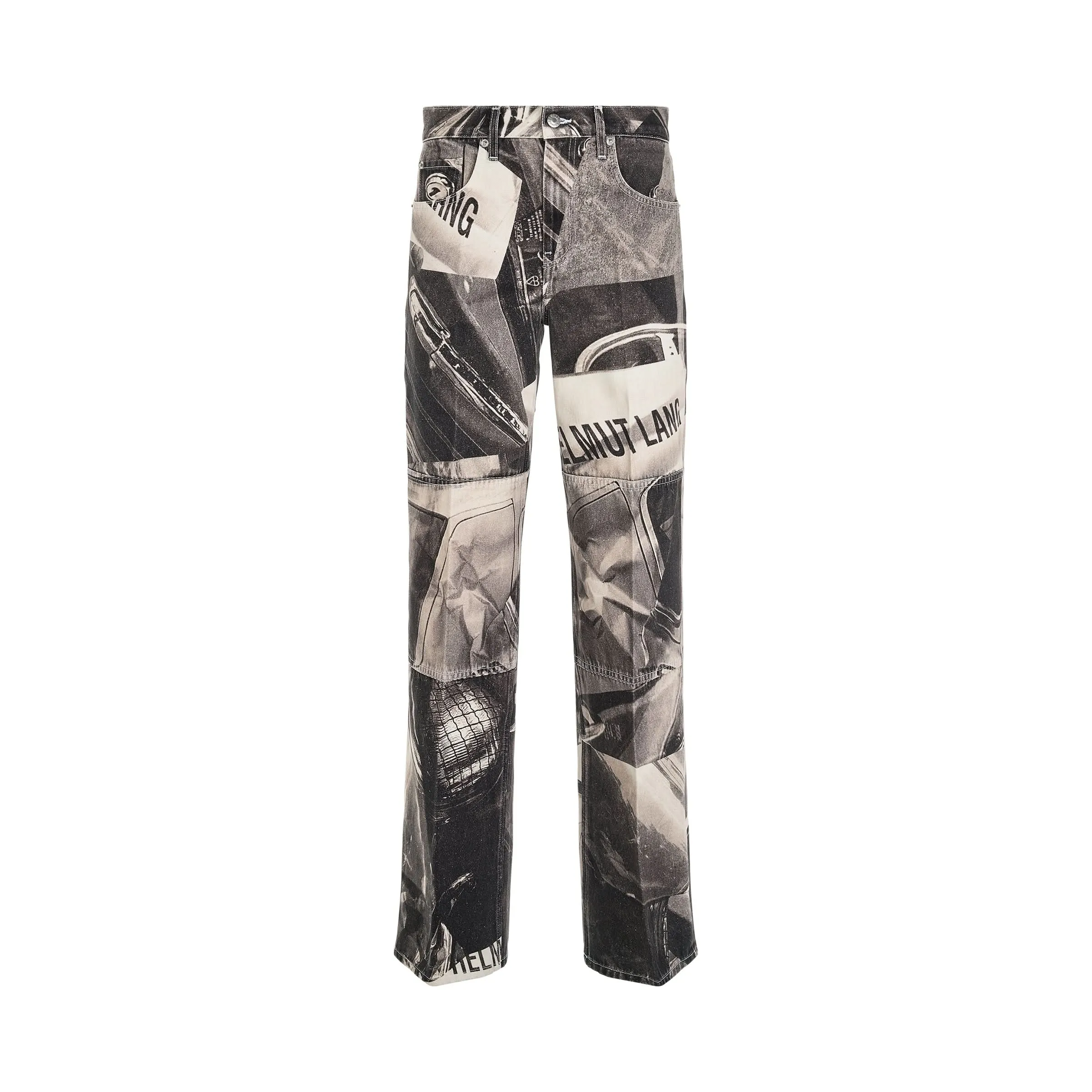 Helmut Lang Carpenter Jean in Black/White