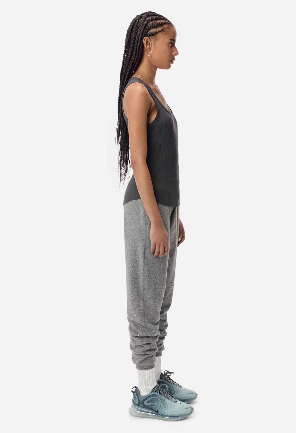 Inga Rib Tank / Charcoal