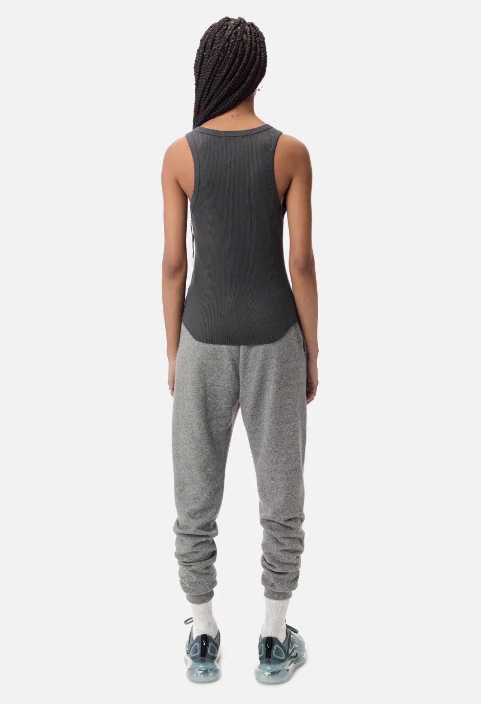 Inga Rib Tank / Charcoal