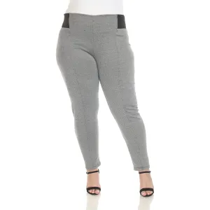 Jacquard Slim Pants - Plus