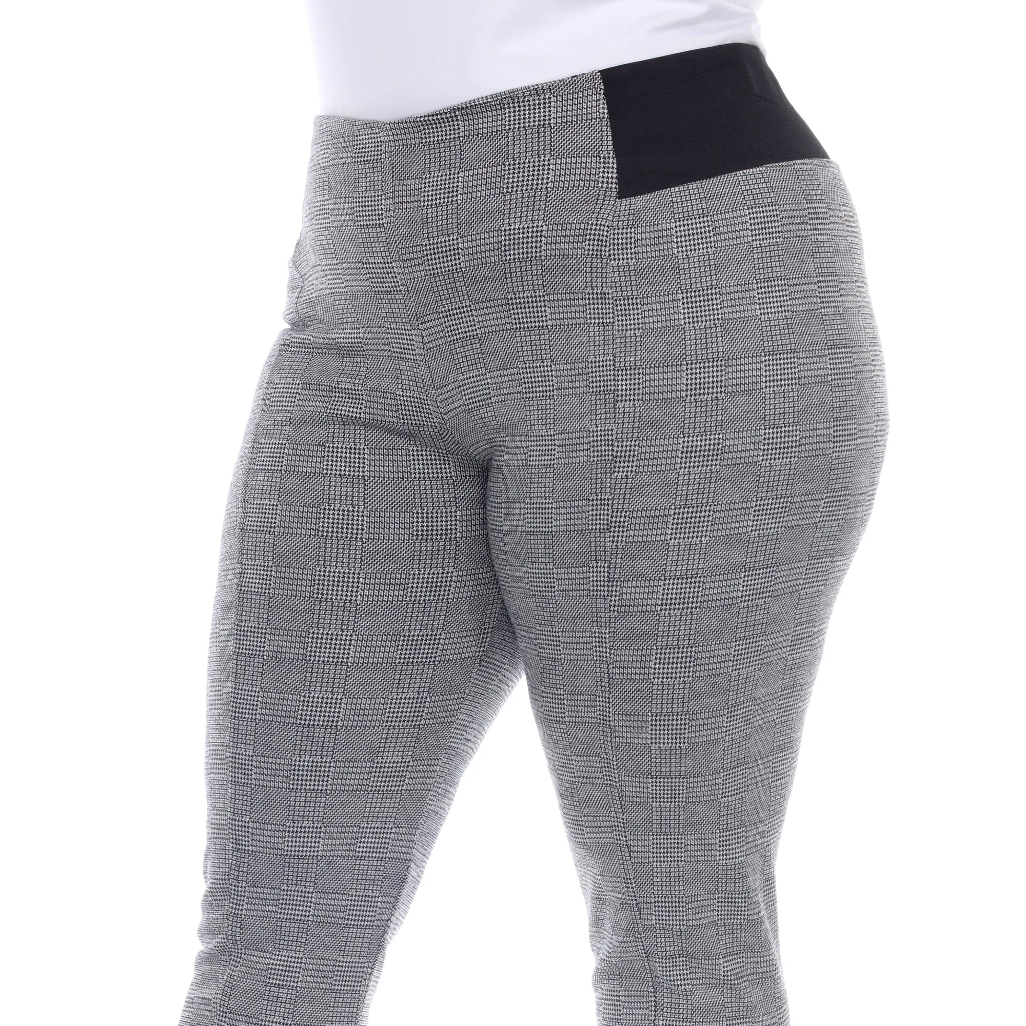 Jacquard Slim Pants - Plus