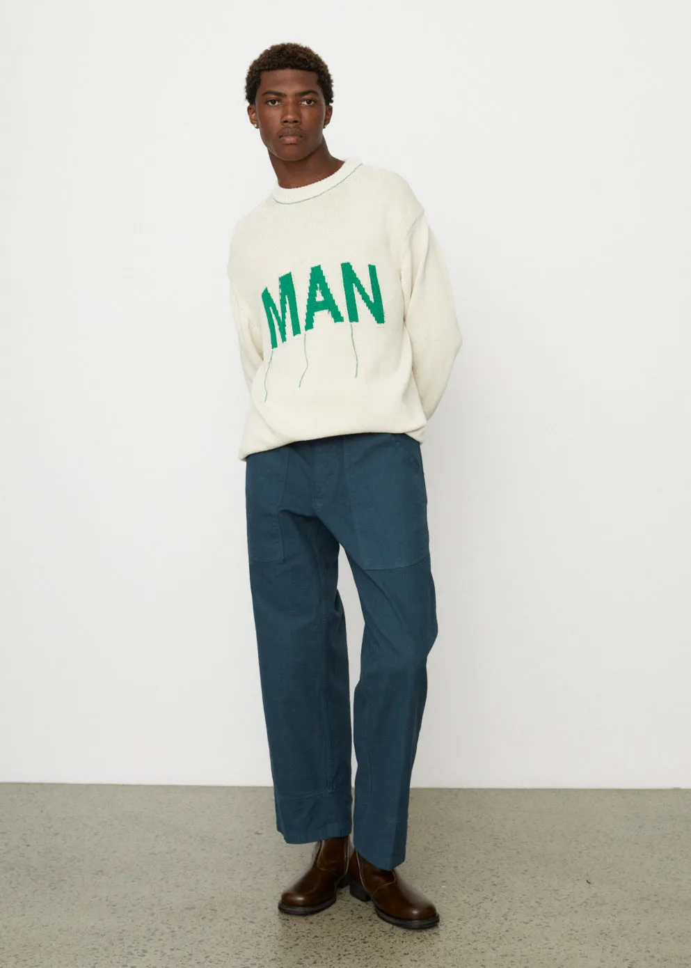 MAN Intarsia Crew