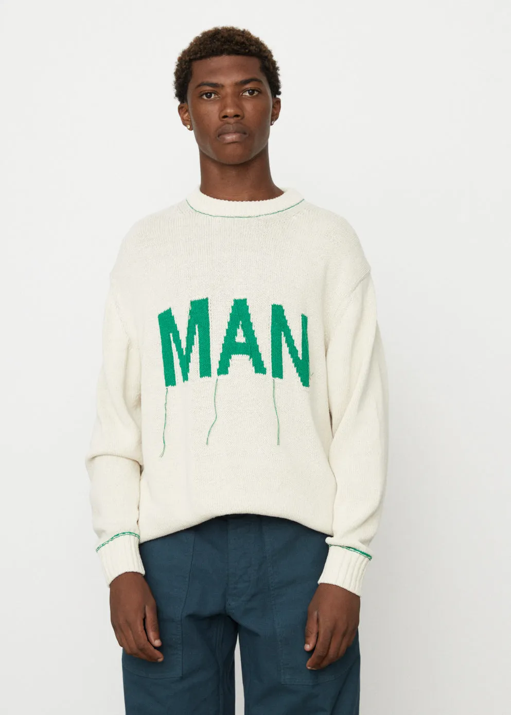 MAN Intarsia Crew