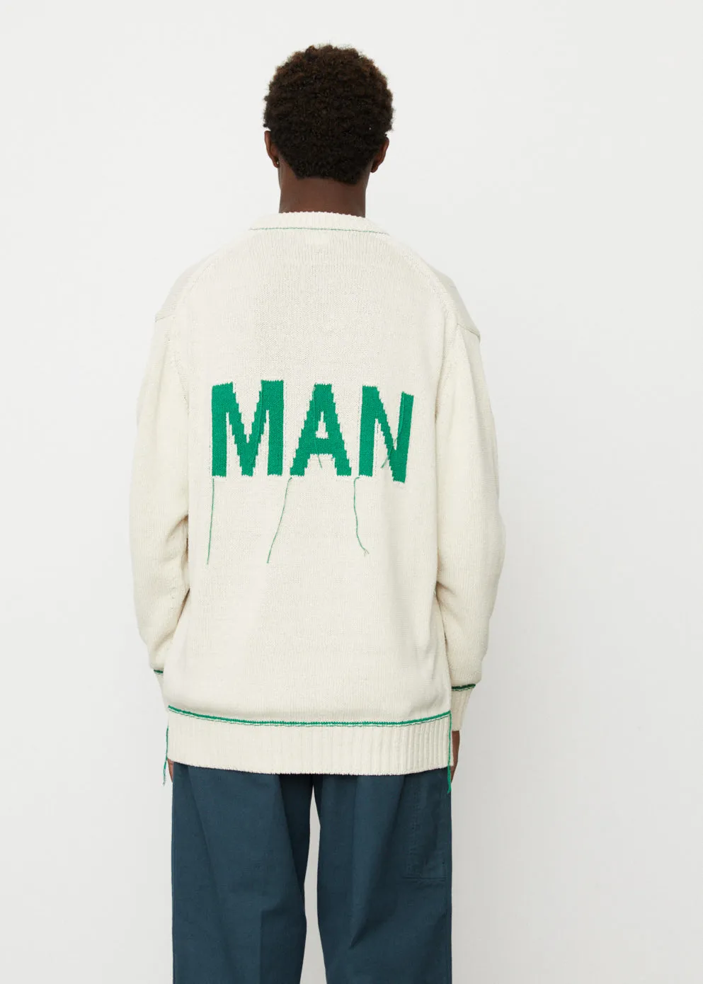 MAN Intarsia Crew