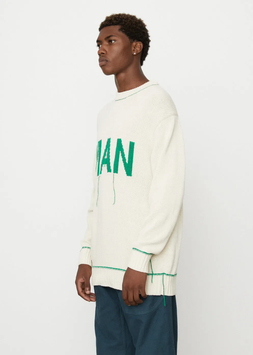 MAN Intarsia Crew
