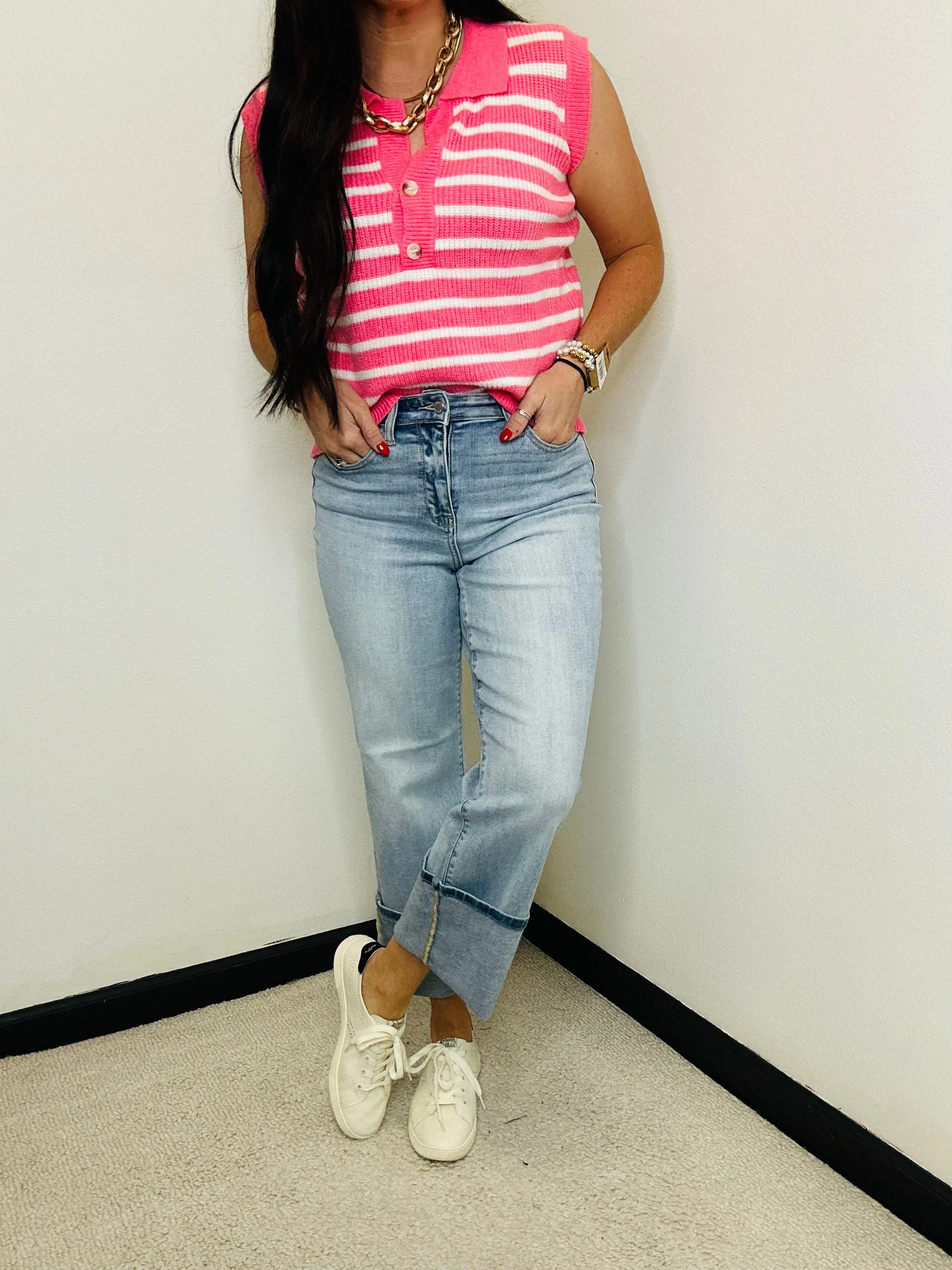 Marley Light Wash Straight Judy Blue Jeans