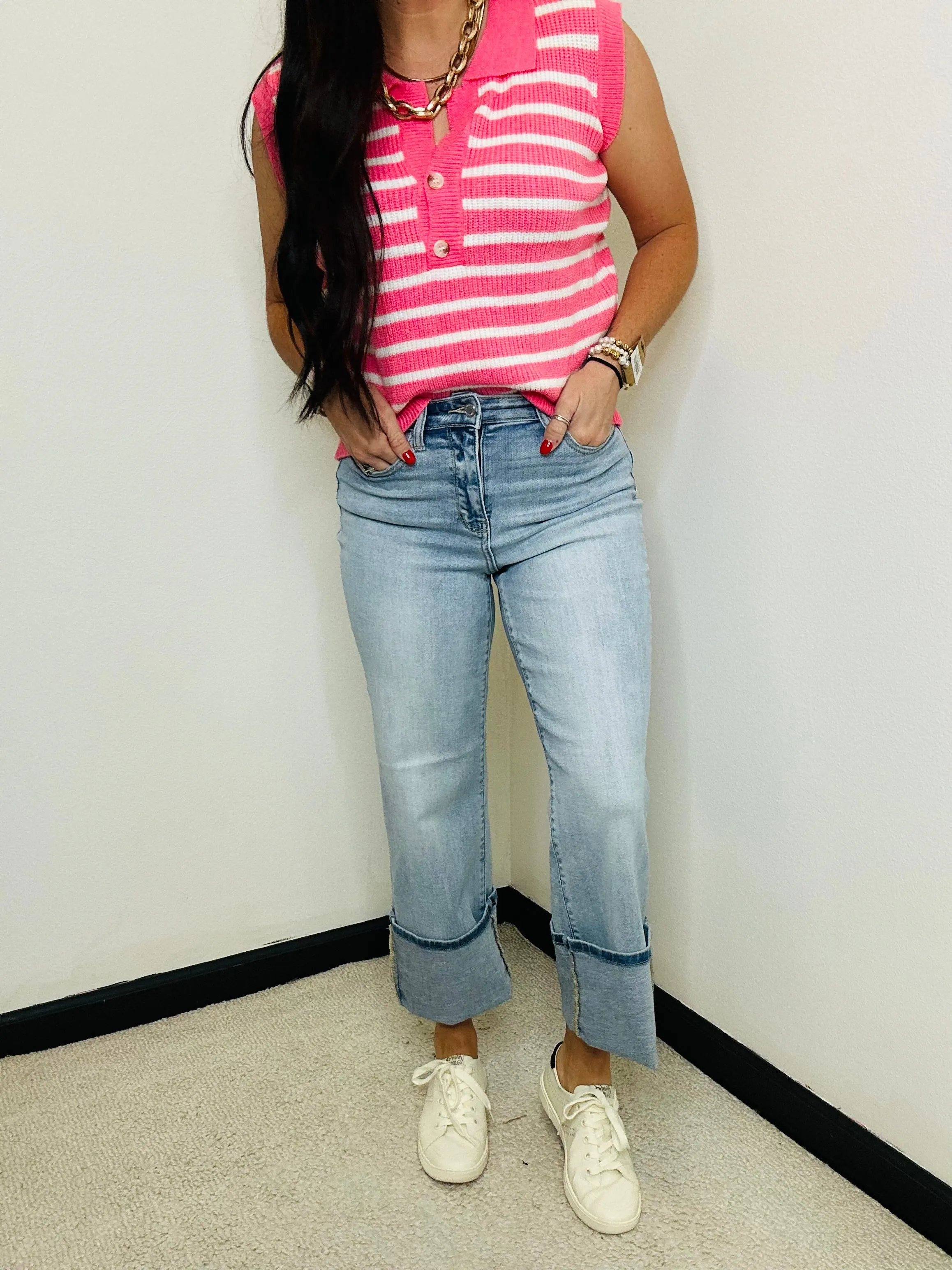 Marley Light Wash Straight Judy Blue Jeans