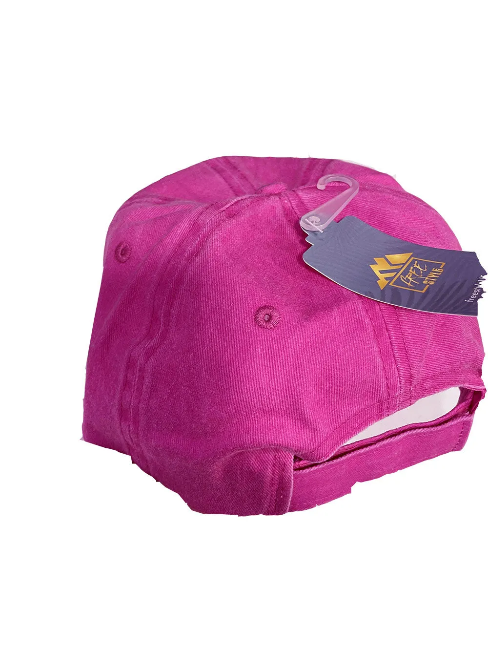Miami Beach Florida Palm Trees Washed Style Kids Hat - Assortment Colors, One Size Fits Most