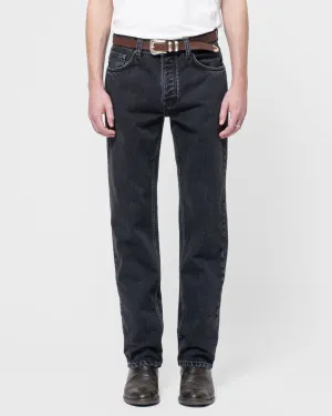Nudie Rad Rufus Regular Straight Mens Jeans - Black Vintage