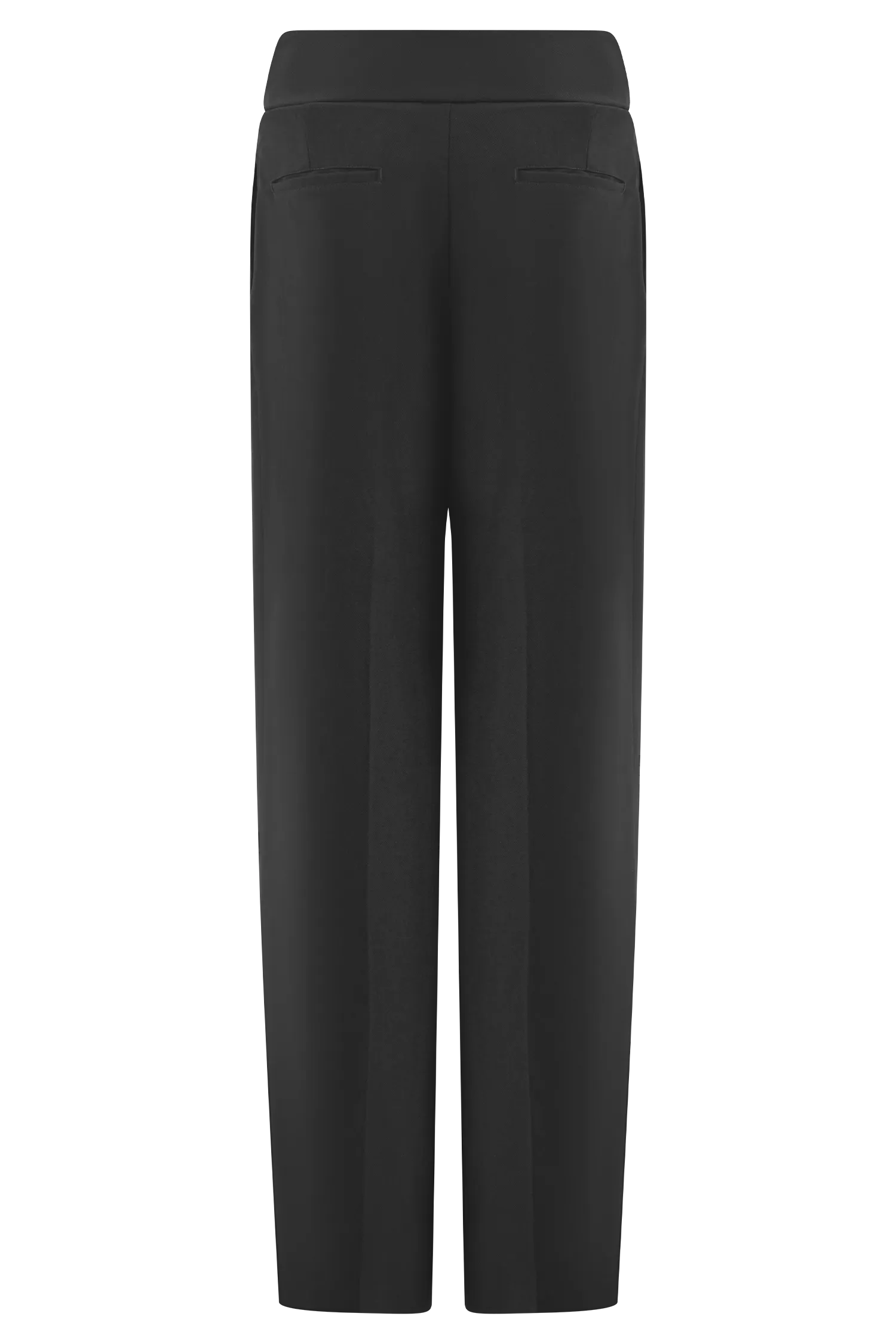 Penelope Pleated High Waisted Pants - Black