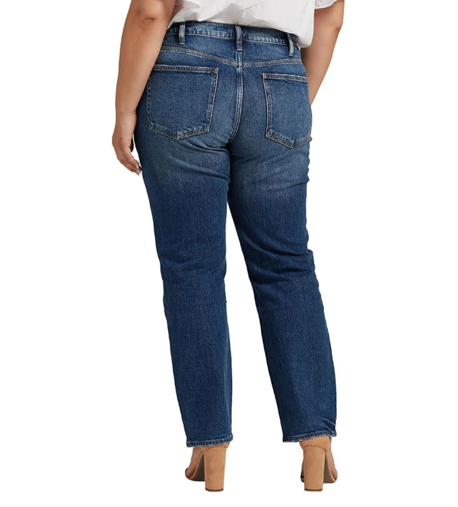 Silver Jeans Frisco Straight High Rise Plus