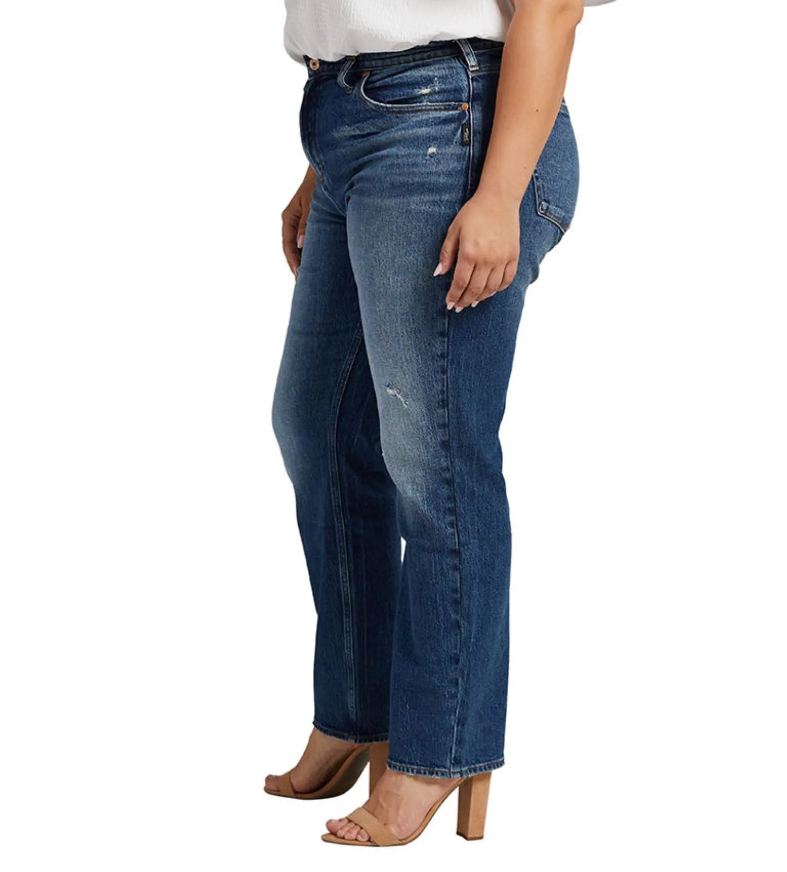 Silver Jeans Frisco Straight High Rise Plus