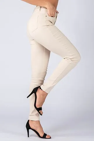 Skinny Stretch Jeans - Cream
