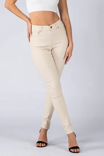 Skinny Stretch Jeans - Cream