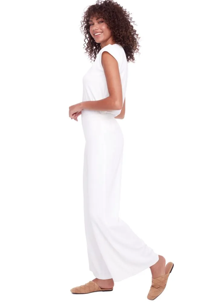Vegan Silk Wide Leg Pant