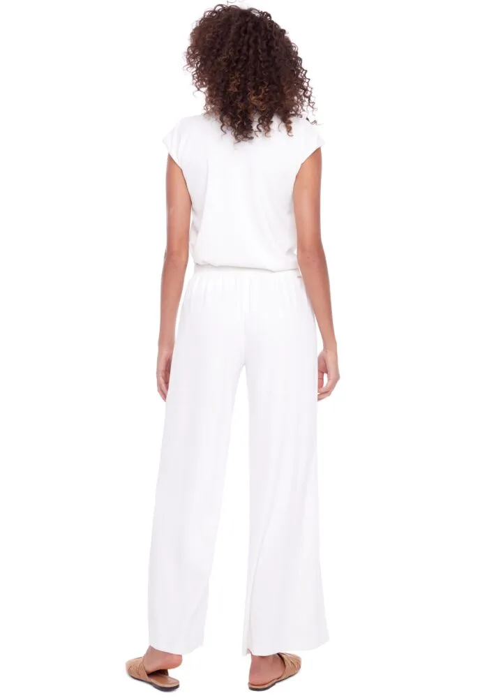 Vegan Silk Wide Leg Pant