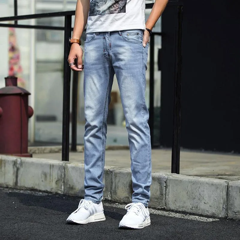 West Louis Thin Stretch Skinny Pencil Leisure Jeans