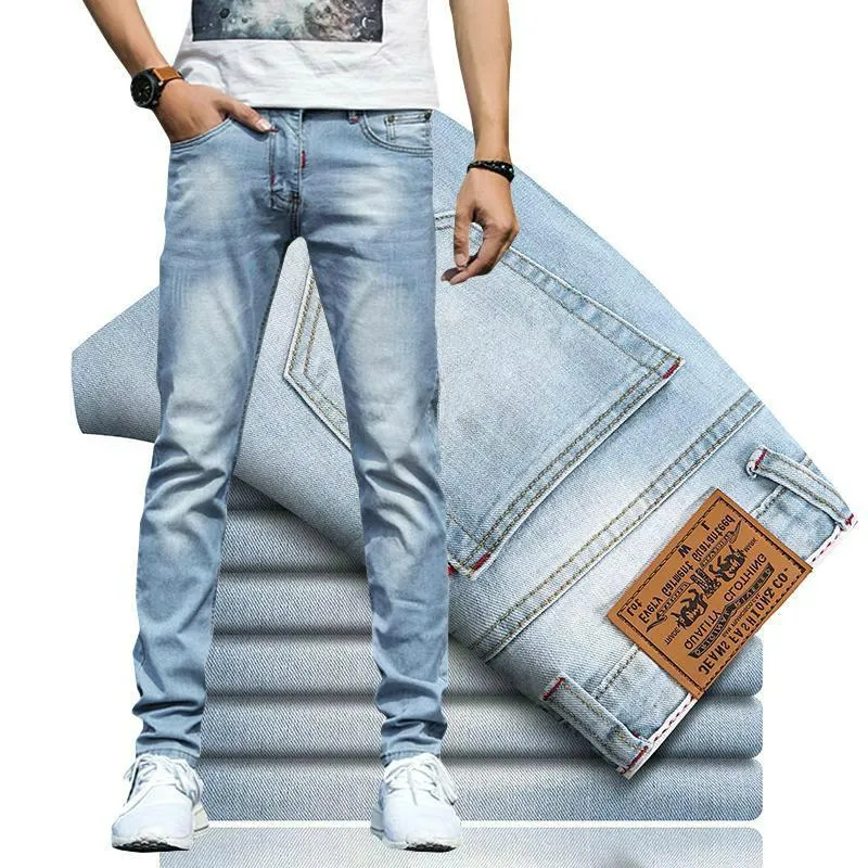 West Louis Thin Stretch Skinny Pencil Leisure Jeans