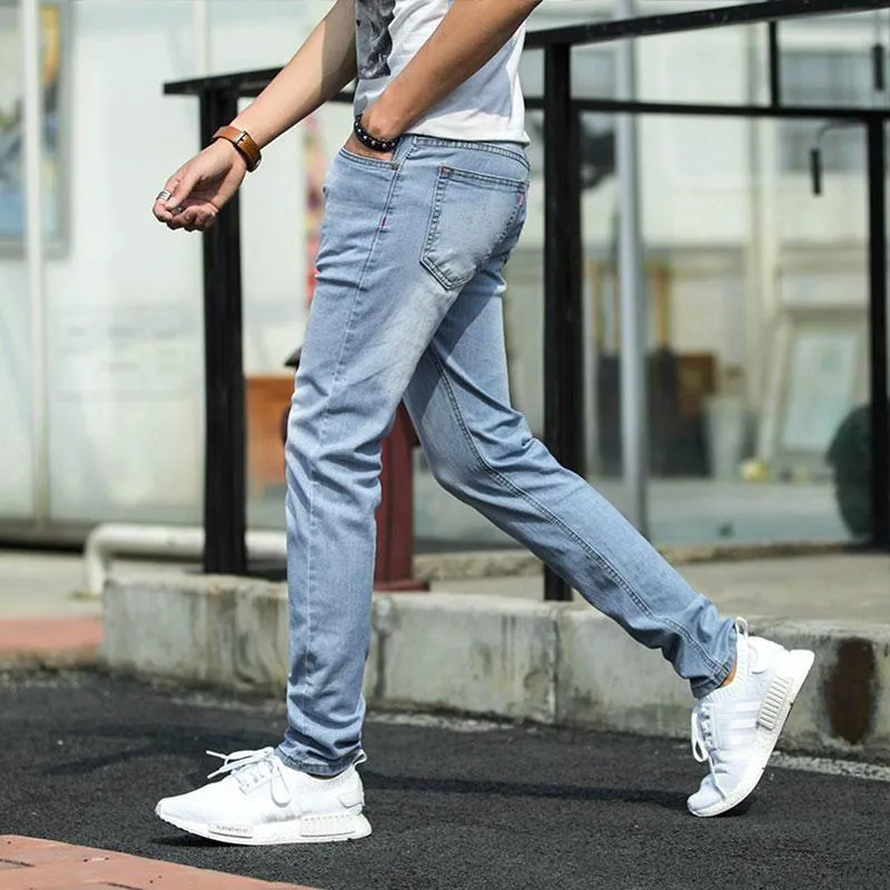 West Louis Thin Stretch Skinny Pencil Leisure Jeans