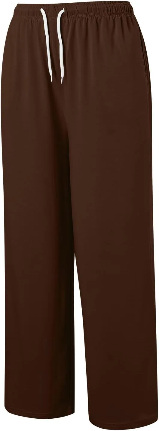 Wide Leg Sweat Pants for Womens High Waisted Baggy Sweatpants Casual Drawstring Workout Athletic Pants with Pockets