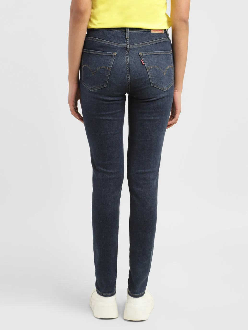 Women's 721 Blue Skinny Fit High Rise Jeans